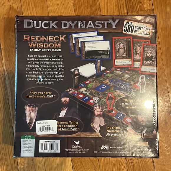 Duck Dynasty Redneck Wisdom Board Game. Based on theTV show, Duck Dynasty. - Picture 2 of 2